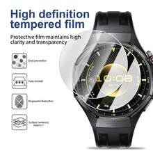 Bộ 4 miếng dán màn hình cường lực, tương thích với Watch GT4, GT5, GT6 (46mm và 41mm) cũng như GT5 Pro và GT6 Pro (42mm và 46mm). Đặc điểm nổi bật: Chống trầy xước, phủ toàn màn hình, độ cứng 9H+ và vừa khít. - 4 chiếc cho đồng hồ Watch GT4/5/6-46mm - Xem 6