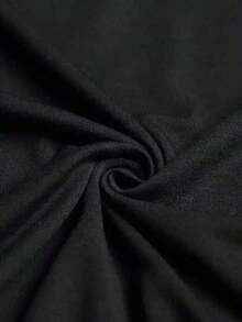 Soft  Camiseta de manga corta con cuello redondo y estampado de calavera para mujer, camisetas gráficas para mujer pattern pattern - Negro - Ver 4
