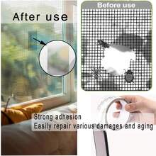 Window Screen Repair Tape, Strong Adhesive Mesh Patch For Door & Window Net, Anti-Insect Screen Repair Sticker, Easy To Use, Waterproof & Durable 1PC - C - View 9