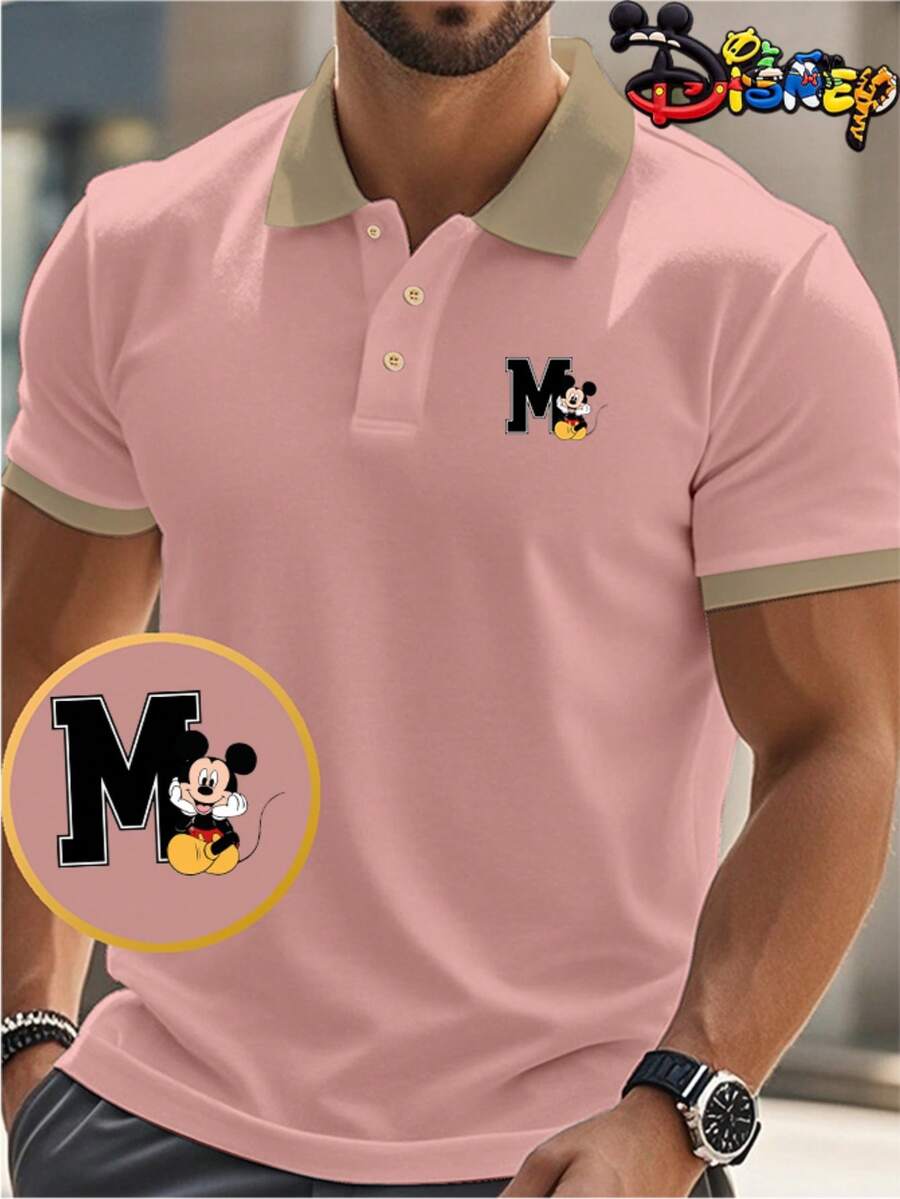 Disney Polo Shirt Features A Mickey Mouse Lettering Design. Crafted From Polyester, This Stylish Business-Casual Polo Shirt Is Lightweight, Breathable And Quick-Drying. Ideal For Summer Wear, It Is Perfect For Both Casual Occasions And Outdoor Activities Such As Golf. Suitable For Both Men And Women, It Makes The Perfect Gift For Your Husband Or A Friend.Disney T Shirt - Hồng - Xem 1