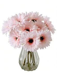 6/12pcs Artificial African Daisy, Silk African Daisy Flowers, Fake African Daisy, Fake Sunflowers, Bulk Artificial Flowers, Suitable For Bridal Bouquets, Parties, Home Kitchen Decor, Garden Decor, Outdoor Plants, Gardening, Artificial Flowers, Autumn Decor - Multicolor - View 9