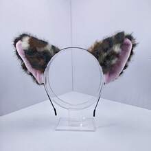 1pc Unique Cat Ear Headband, Costume Accessory For Stage Performance, Halloween Party - Multicolor - View 10