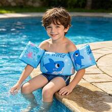 Happy wind Swim Áo phao bơi dày dặn, thoáng khí mùa hè, thích hợp cho bé trai và bé gái đi bơi, bãi biển và các bữa tiệc. - Nhiều màu - Xem 11