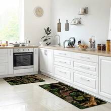 1pc Animal Pattern Printed Linen Kitchen Rug, Carpet, Mat, Bathroom Mat, Doormat, 3D Printed Rectangle, Suitable For Living Room, Bedroom, Hallway, Bathroom, Laundry Room - Polyester Carpet, Indoor Outdoor Home Decor - Multicolor - View 7