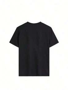 1 camiseta de mujer, camiseta de manga corta de verano para mujer, estilo casual y holgado, con estampado de la playa Bondi de Australia, para uso diario y urbano. Camisetas con estampados, camisetas vintage, 100% algodón (tallas S-3XL). Camiseta de manga corta con cuello redondo estampada, mangas cortas estampadas, verano, muy adecuada para uso diario. - Negro - Ver 4