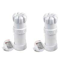 Prensa de ajo multifuncional, rebanadora de ajo, adecuada para cocinar en la cocina, herramienta de cocina pequeña, picadora de ajo, tipo rueda - 2 piezas - Ver 2