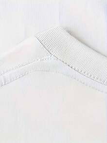 Camiseta de manga corta para hombre, de algodón puro de alta calidad, con estampado de marca de moda, nueva, informal de verano, talla grande, holgada y versátil. - Blanco - Ver 4