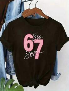 Women T-Shirts - Black - View 1