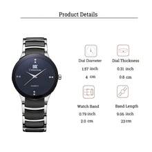 1pc Women's Fashionable Minimalist Watch, Suitable As Gift For Birthday, Anniversary, Cyber Monday, Halloween Promotion, No Gift Box Included - Black - View 5