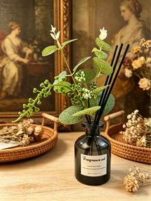 1 Bottle 120ml Flameless Essential Oil, Fresh Air Reed Diffuser Suitable For Bedroom, Living Room And Bathroom - one-size - View 2