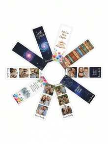 Customized Acrylic Bookmarks With Photos, Personalized Gifts For Book Lovers, Tasseled Bookmarks, Customized Photo Acrylic Bookmarks, Best Friend Gifts - Multicolor 1 - View 6