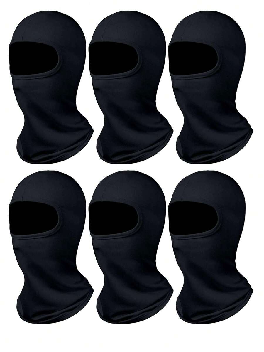 1/2/3个装男女通用纯色拉法帽面罩,适合旅行、骑行、徒步、钓鱼等户外活动,四季皆宜,也适合海滩和度假等场合。 - 款式C - 查看 1