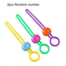 2/3/5pcs 3-Color Snack Fresh-Keeping Clips, Creative Food Sealing Pull Ring Clips, Rope Organizer, Kitchen Storage Fresh-Keeping Tool - Yellow+Purple+Green - View 7
