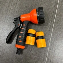 3件套重型花园高压水管喷嘴套装，7种可调节浇水模式，符合人体工程学的手柄和流量控制旋钮 - 适用于家庭使用、草坪和庭院灌溉、洗车等。 - 套裝 - 查看 14