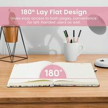 Lined Journal Notebook For Women & Men, Hardcover Leather Journal For Writing, A5 College Ruled Notebook For Work & Note Taking, Perfect For Office School Home Supplies, 160 Pages, Garden - A-garden - View 10