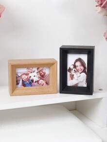 3-Inch Modern Minimalist Photo Frame, Desktop Mini 3" Picture Frame, Displays 2 Photos, Multi-Functional Decorative Stand - Multicolor - View 6