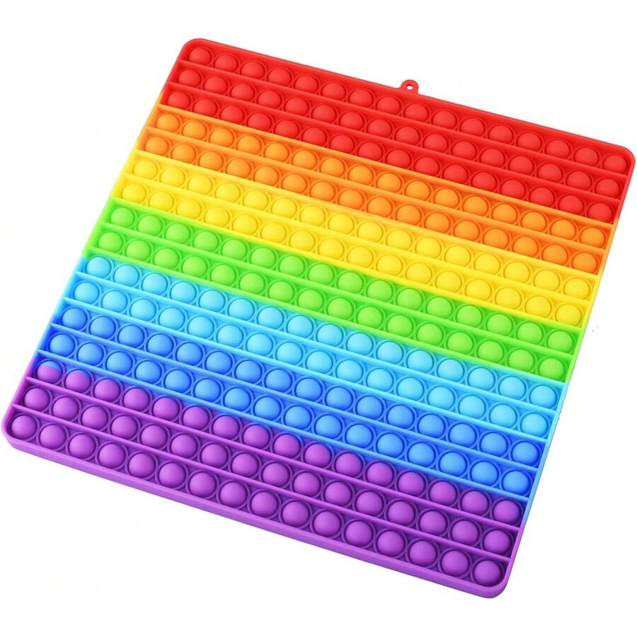 3D Magic Cube Irregular Flip Puzzle Anti Stress Office Stress Reliever - Big Size (100 Bubbles) - View 1