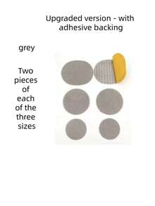 A Set Of 6 Self-Adhesive And Breathable Patches For Repairing Holes In Sports Shoes And Repairing Long-Term Wear Of Heels, Hidden Patches, 3-10g Each. - View 7