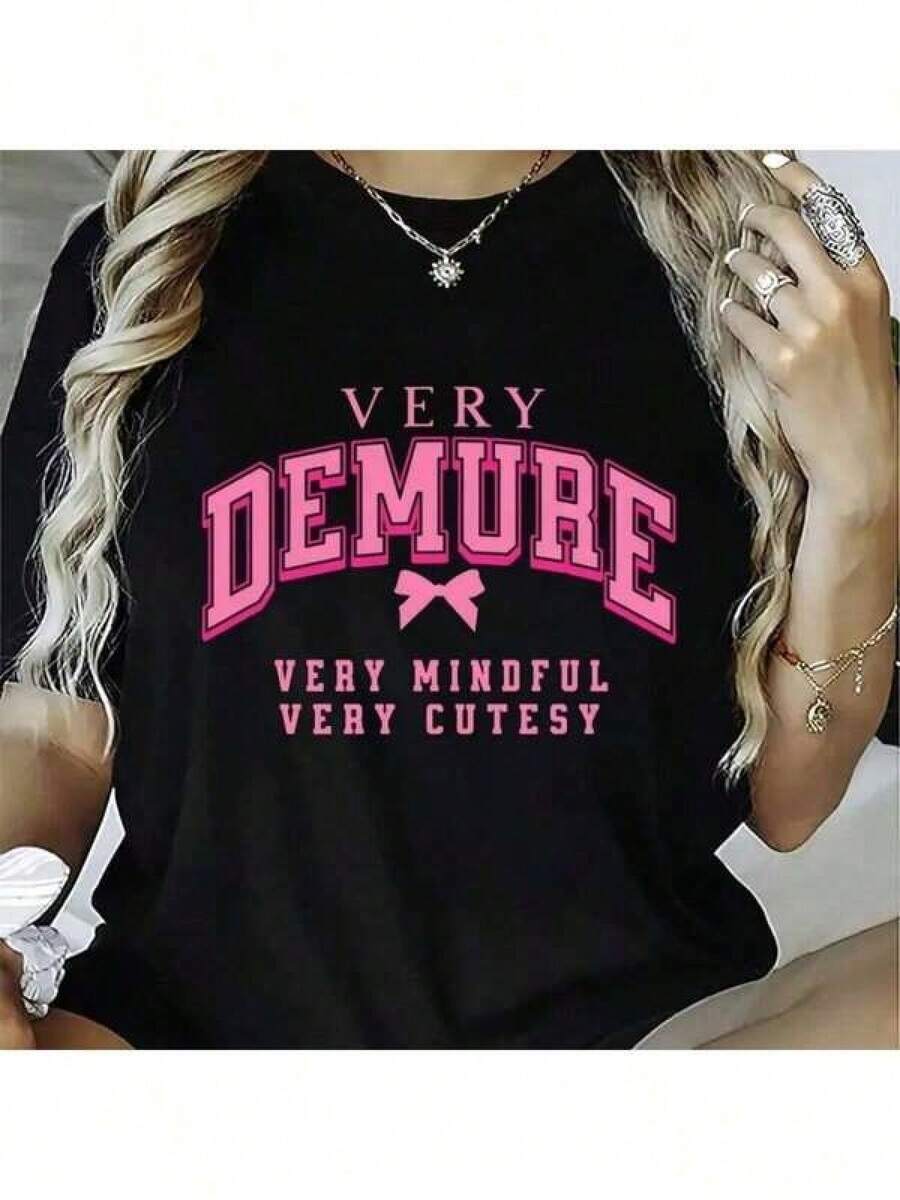 Women T-Shirts - Black - View 1