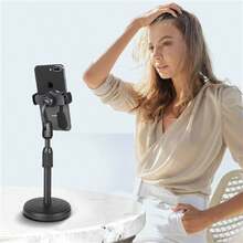 Adjustable Height & Angle Phone Stand, Desktop Phone Holder, Universal For 3.5" To 6.7" Smartphones, Suitable For Home, Office, Work, Leisure, Video Calls, Live Streaming, Stable Base, Easy To Use - Multicolor - View 8