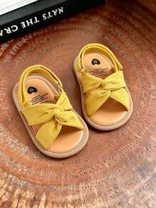 Toddler Girls' Summer Sandals, Outdoor Walking Shoes For Infants And Toddlers - Yellow - View 6