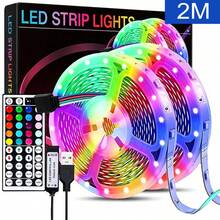 Intelligent LED Light Strip, SMD 5050 Light Beads, Supports Various DIY Lighting Modes, USB Flexible RGB Light Bar, TV And Computer Backlighting, Suitable For Decorating Rooms, Living Rooms, Ceilings, As Gifts For Festivals And Weddings. - 多色光 - 查看 13