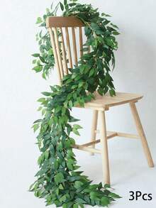 1 vòng hoa dây leo nhân tạo dài 74,80 inch, vòng hoa trang trí lá xanh giả. Cây nhân tạo. Những cây xanh giả này có thể được sử dụng để trang trí bàn, trang trí sân vườn, trang trí đám cưới, trang trí nhà cửa, trang trí phòng ngủ, trang trí phòng khách, trang trí tường. - Nhiều màu - Xem 9