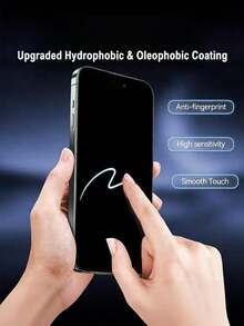 2-In-1 (1 Privacy Screen Protector + 1 Lens Protector) Anti-Glare Eye-Protecting Privacy Screen Protector, Providing More Comprehensive Privacy Protection, Compatible With IPhone 17 Pro Max, 16e/17 Air/17/17 Pro Max/17 Pro/16 Plus/14 Plus/13 Pro Max - Black - View 2