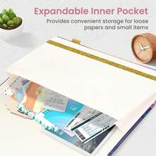 Cuaderno de diario con líneas para mujeres y hombres, cuaderno de piel con tapa dura para escribir, cuaderno de rayas universitarias A5 para trabajo y toma de notas, perfecto para oficina, escuela y suministros para el hogar, 160 páginas, mariposa - Salpicadura de N colores - Ver 5