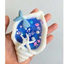 慢回弹贝壳软体减压玩具,包含迷你贝壳和海星,柔软的压力球,海洋主题减压玩具,适合成人和青少年作为装饰品 - 彩色 - 查看 8