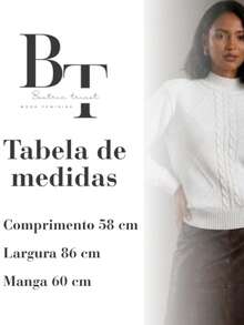 Women's Modal Knit Winter Blouse With Braided High Neck, Modern Style - White - View 4