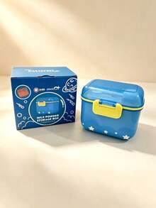 1pc Double-Layer Sealed Milk Powder Container With Spoon, Portable 360ml/12oz Milk Powder Box - Multicolor - View 8