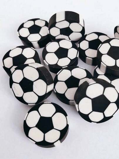 Fußball-förmige Radiergummis - ideal für Schule und Büro, Fußball-Design Radiergummis, perfektes Geschenk zum Schulanfang