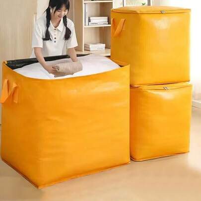 Bolsa de transporte reforzada de gran capacidad con asas resistentes - Organizador de almacenamiento impermeable de uso pesado, diseño plegable y portátil, adecuado para dormitorio, hogar, oficina y viajes, regalo ideal para estudiantes y profesionales (disponible en varios tamaños)