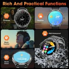 Hwagol Montre Connectée Homme 1.85"/710mAh/100+ Modes Sportifs, IP68 Étanche Montre Militaire Homme avec Appel Bluetooth, 24H Sommeil/Fréquence Cardiaque/Podomètre Smart Watch pour Android iOS - Noir - Voir 9