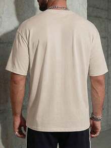 GRDR Retro Crew Neck Short Sleeve T-Shirt - Apricot - View 4
