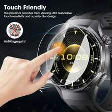 Bộ 4 miếng dán màn hình cường lực, tương thích với Watch GT4, GT5, GT6 (46mm và 41mm) cũng như GT5 Pro và GT6 Pro (42mm và 46mm). Đặc điểm nổi bật: Chống trầy xước, phủ toàn màn hình, độ cứng 9H+ và vừa khít. - 4 chiếc cho đồng hồ Watch GT4/5/6-46mm - Xem 2