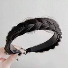 1pc Women's Multicolor Thick Headband, Fake Hair Hoop, Fluffy Hair Hoop, Hair Accessories,Festival,Party - Multicolor - View 10