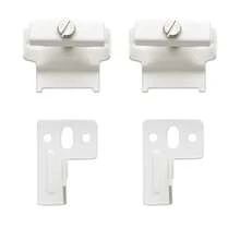 White Column Radiator Wall Ckets - Set Of Four | Anvil - B - View 2