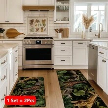 1pc Animal Pattern Printed Linen Kitchen Rug, Carpet, Mat, Bathroom Mat, Doormat, 3D Printed Rectangle, Suitable For Living Room, Bedroom, Hallway, Bathroom, Laundry Room - Polyester Carpet, Indoor Outdoor Home Decor - Multicolor - View 12
