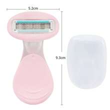 Women's Manual Hair Removal Razor, Available In Pink And Blue, For Underarms, Legs, And Bikini Area - Upgraded Version - View 2