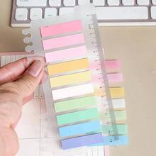 200 Sheets/Pack Pet Sticky Notes For Students, Messages, Indexes, Reminders, Re-Stickable Back To School - 多色的 - 查看 5