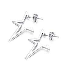 Conjunto de pendientes para mujer, pendientes con borlas de estilo gótico punk emo coreano unisex, pendientes de acero inoxidable plateado para mujer, adecuados para bodas, novias, fiestas, uso diario, cosplay, fotografía, fiestas en la playa, Día de San Valentín, Día de la Madre, Día del Padre, vuelta al colegio, personalidad de moda, asequible, pendientes de aro, milenio, pendientes plateados, artista de perforación, perforación del cartílago de la oreja, perforación, pendientes de mujer, pendientes colgantes, pendientes colgantes, perforación corporal - Plateado - Ver 14