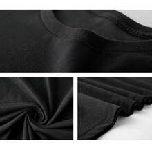 Camiseta con silueta de corazón de caniche, regalo para amantes de los perros en el Día de San Valentín, unisex, disponible en negro y blanco, regalos. - Negro - Ver 2
