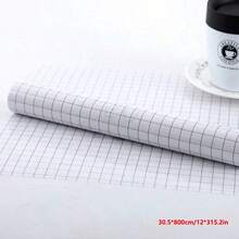 1 Cuộn băng keo chuyển nhiệt, thích hợp cho nhãn dán vinyl, tem nhãn, decal cửa sổ - Có kẻ ô, trong suốt, độ bám dính trung bình, màu đỏ - Đỏ - Xem 18