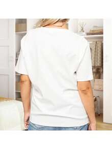 Dam-T-shirts - Vitt - Visa 3