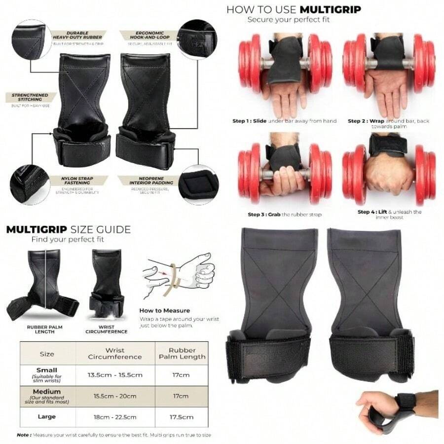 Pilates Straps - Medium Rubber - View 1