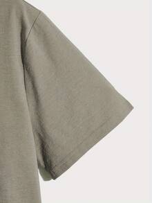 Funny Spanish Style T-Shirt For Men, Size, Loose And Comfortable. - 卡其色 - 查看 5