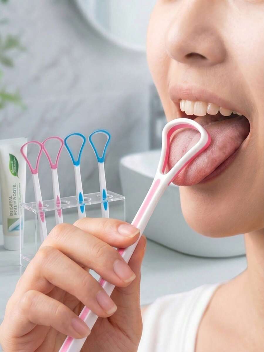 4个舌刮器,适合口腔健康护理,使用方便,有助于去除口臭,方便居家旅行携带,独立包装。 - 彩色 - 查看 1