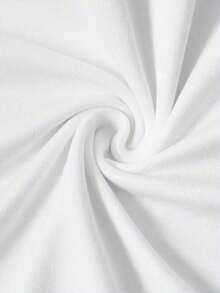 Camicia da uomo a maniche corte, girocollo, vestibilità slim, alla moda per l'estate. - Bianco - Visualizzare 6
